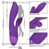 Vibrador con estimulador de clitoris Aura Dual Lover con carga USB